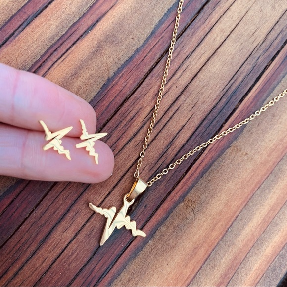 HEARTBEAT ♡ GOLD Stainless Steel GIFT SET - Picture 2 of 3